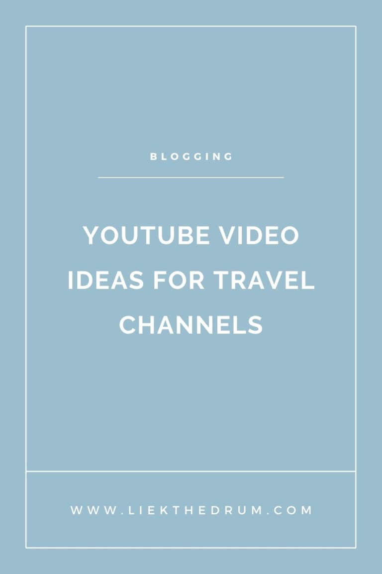 travel ideas on youtube