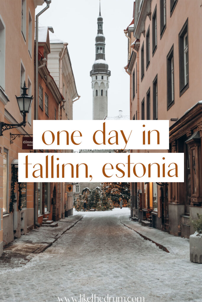 one day in tallinn pinterest pin