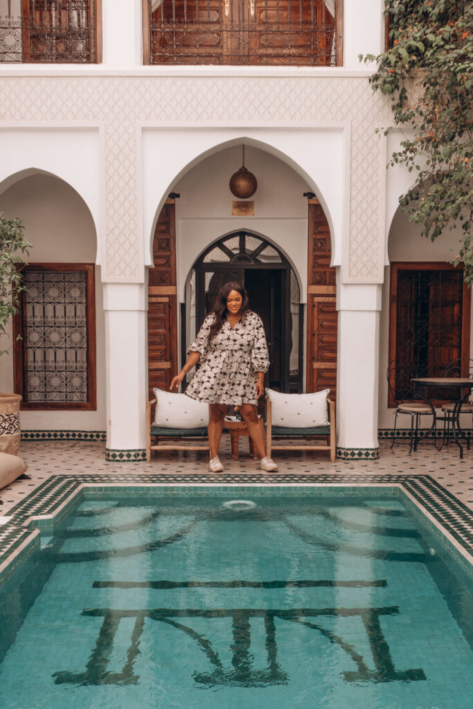 where to stay in marrakech - riad naayanour