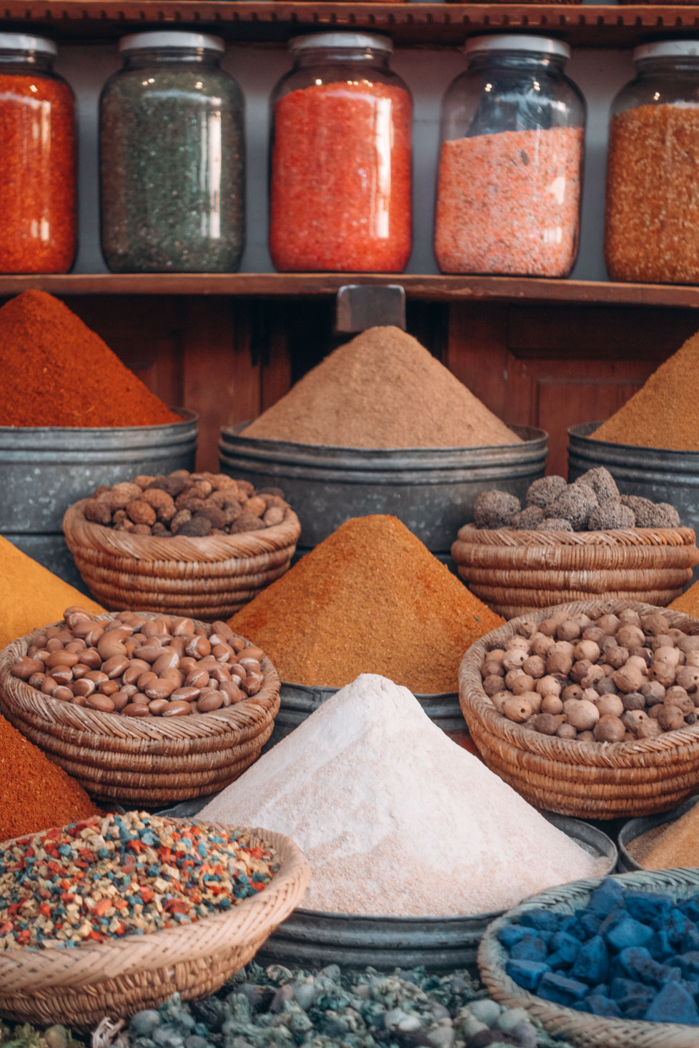 morocco itinerary - spices in marrakech