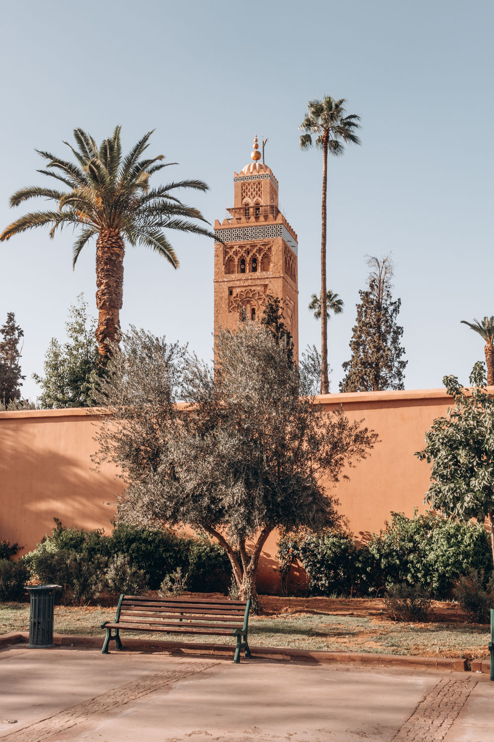 koutoubia mosque in marrakech, morocco