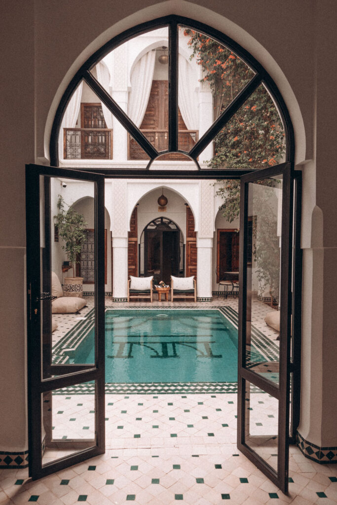 where to stay in marrakech - riad naayanour