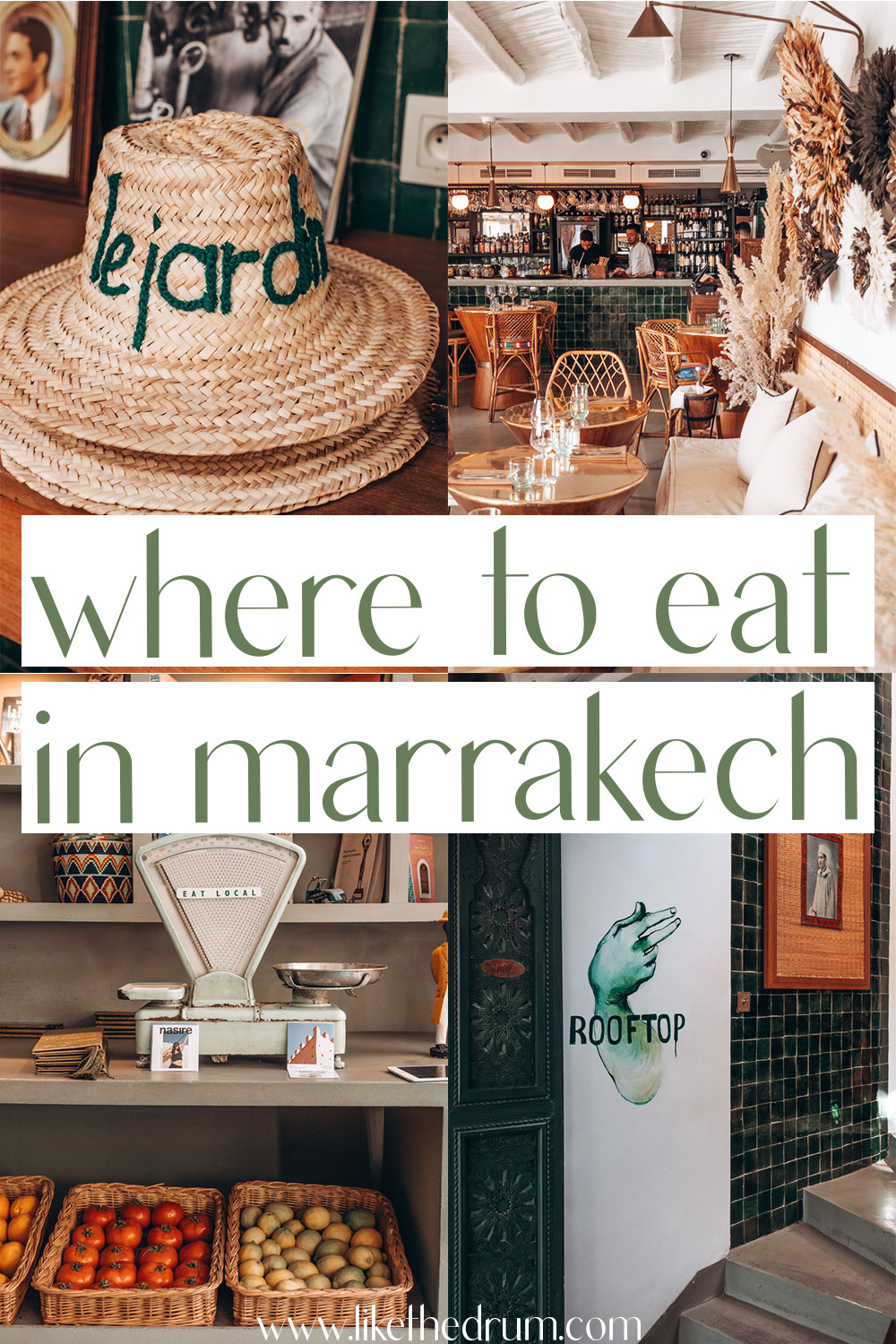 where to eat in marrakech pinterest pin