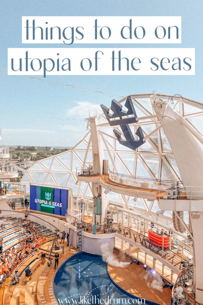 things to do on utopia of the seas pinterest pin