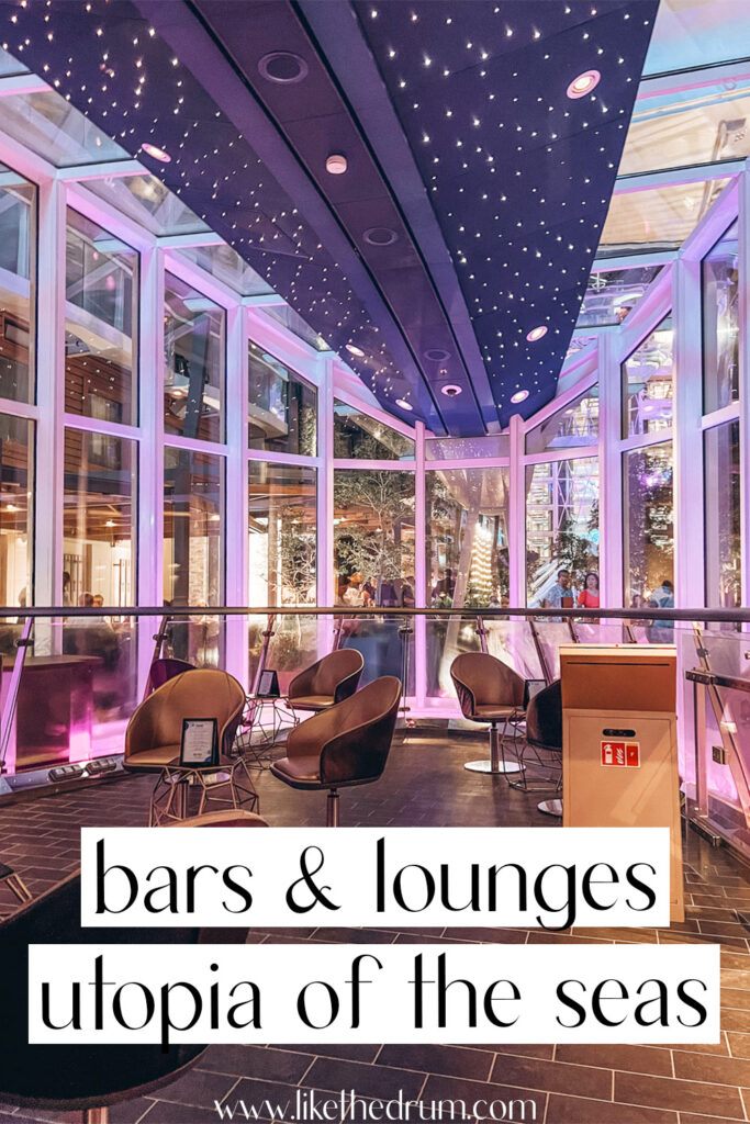 bars and lounges on utopia pinterest pin