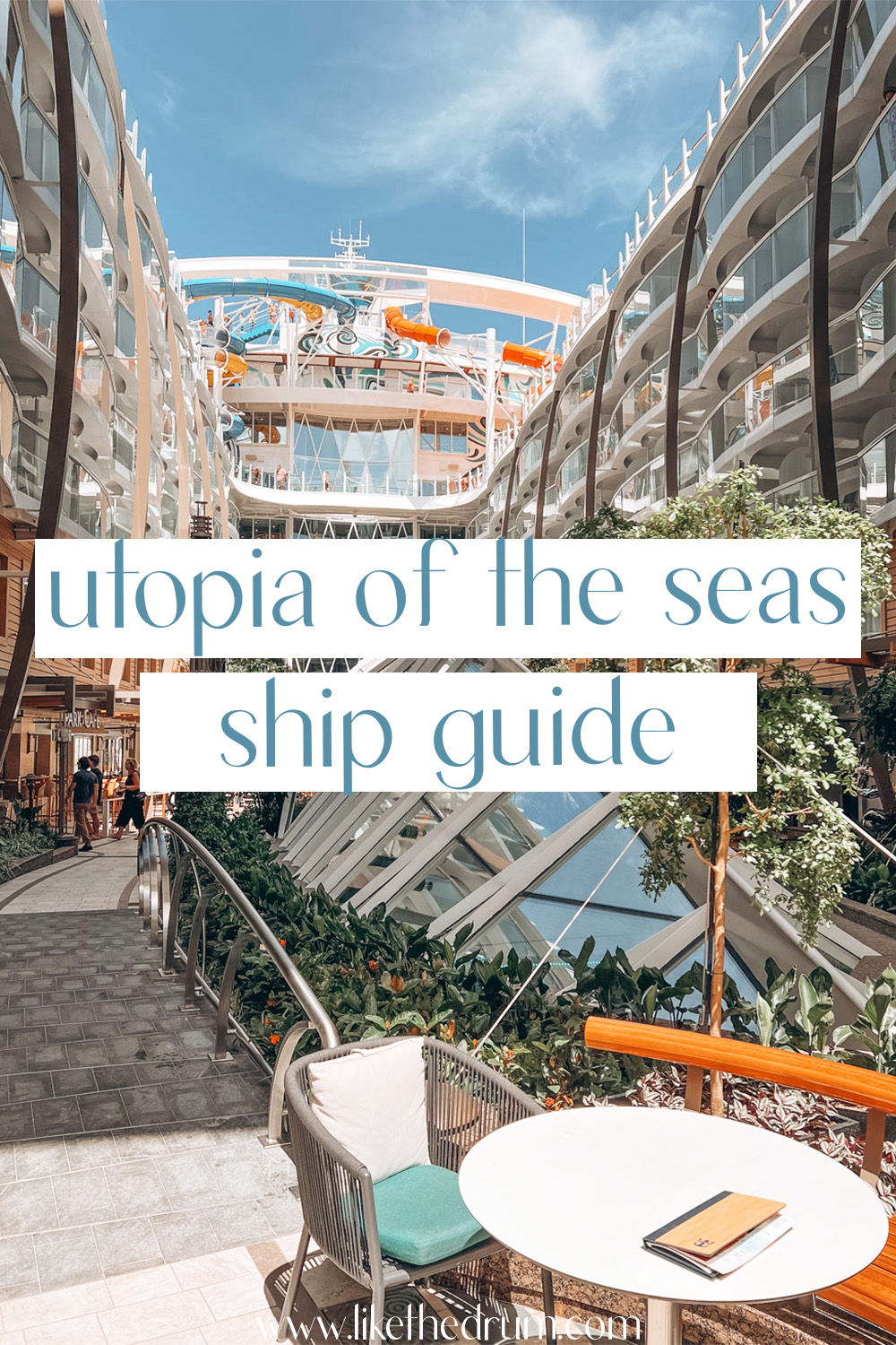 utopia of the seas ship guide pinterest pin