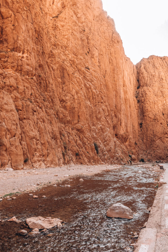 todra gorge - Marrakech to Fes Desert Tour stop