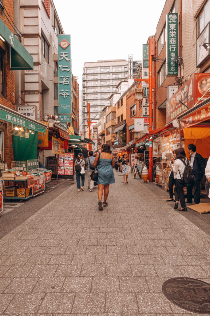 Nankinmachi in kobe, japan