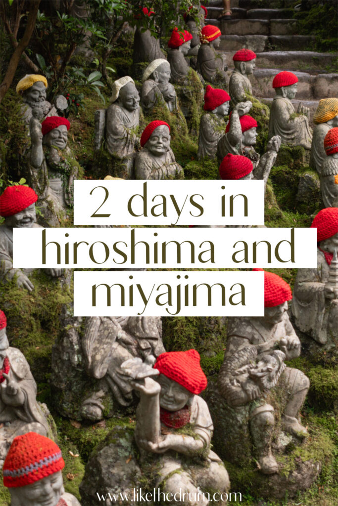 pinterest pin - 2 days in hiroshima and miyajima