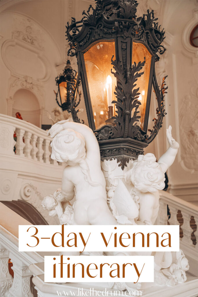 3 day vienna itinerary pinterest pin