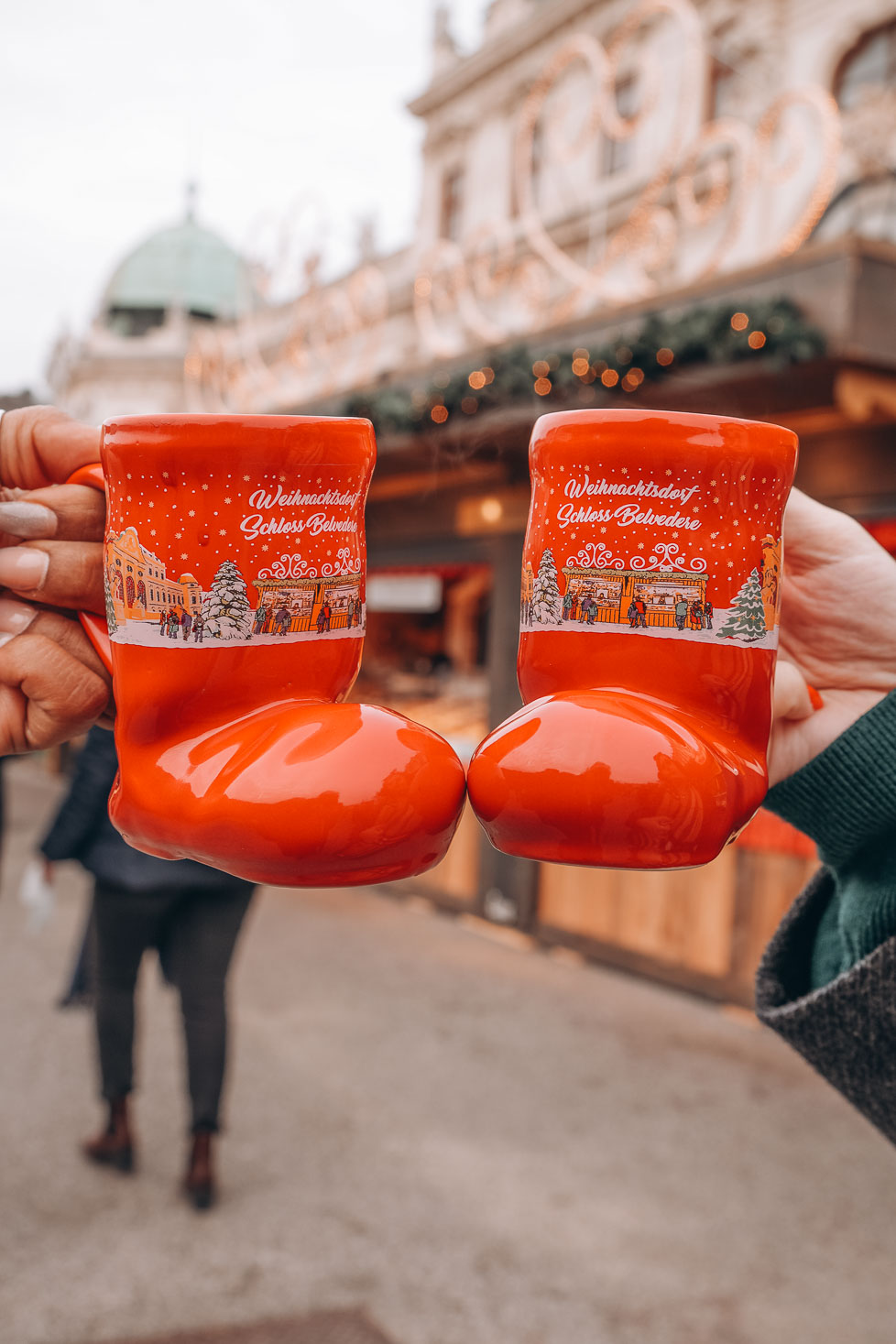 Christmas mugs from Belvedere Palace market