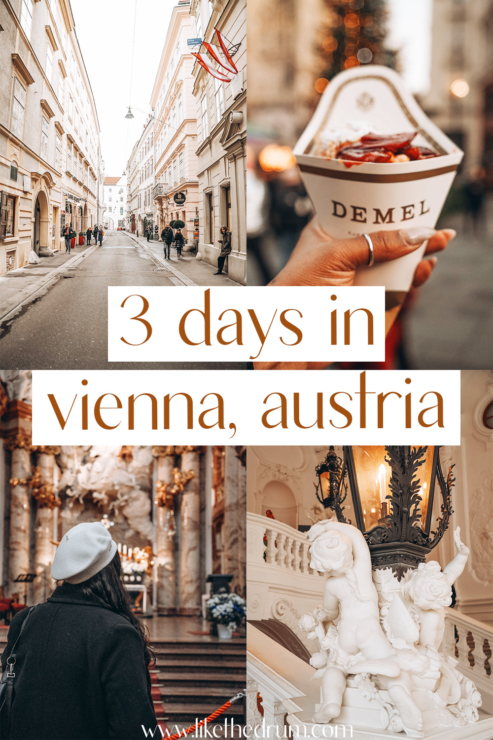 3 day vienna itinerary pinterest pin