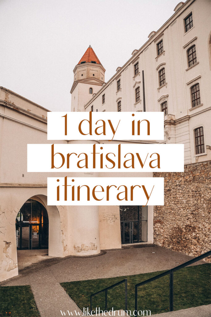 one day in bratislava pinterest pin